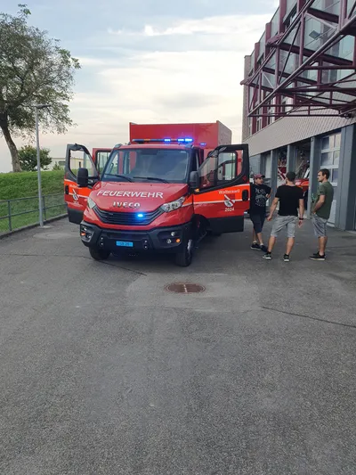 Einweihung des neuen Fahrzeugs