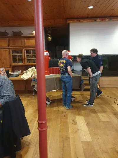 Zusammenkunft der Mannschaft