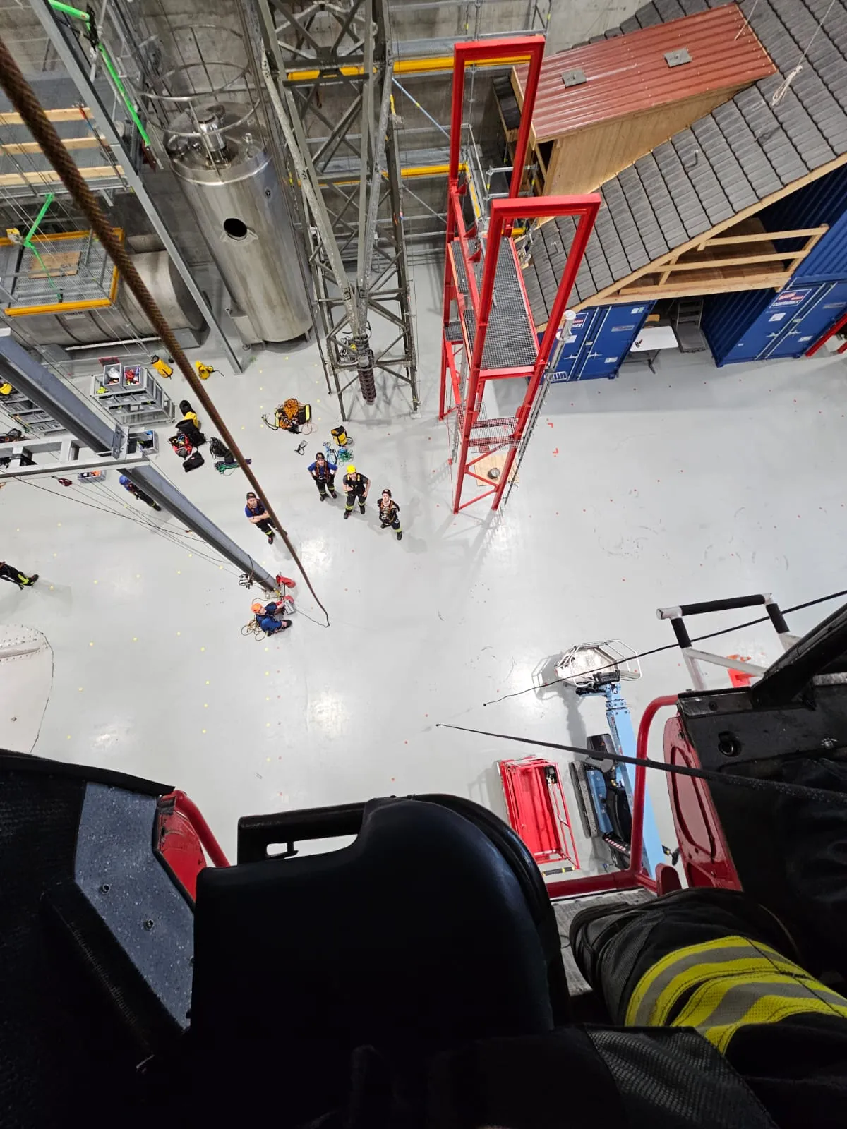 Absturzsicherung - Vorbereitung