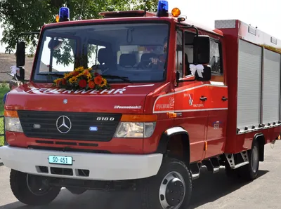 Kleintanklöschfahrzeug Walterswil - Seitenansicht