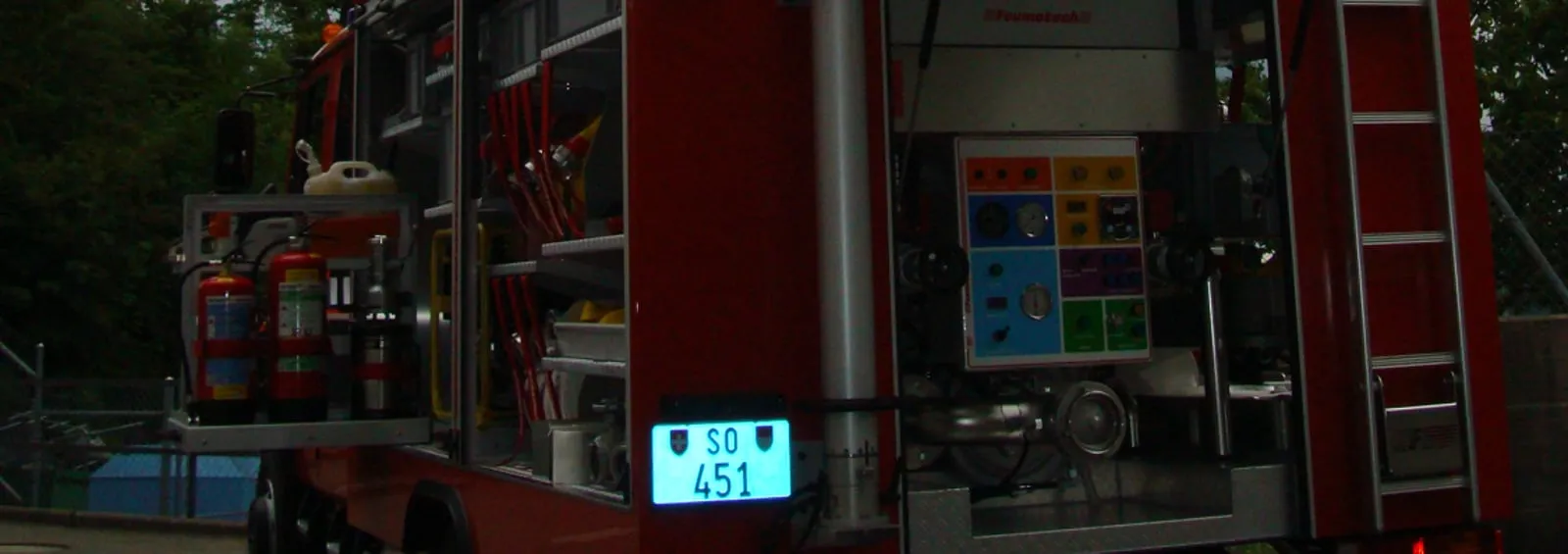 Kleintanklöschfahrzeug Walterswil - Detailaufnahme